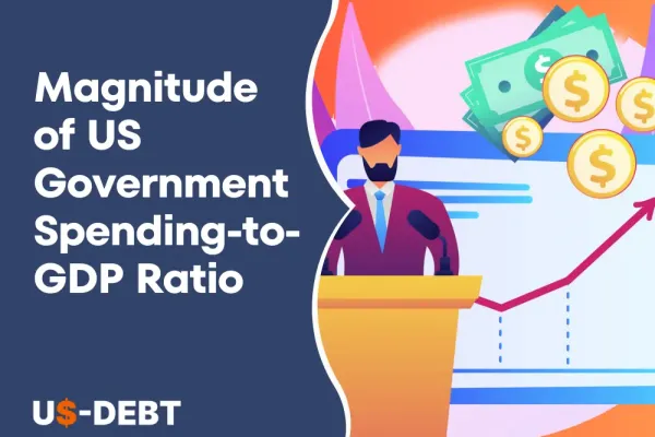 Understanding Magnitude of US Government Spending-to-GDP Ratio