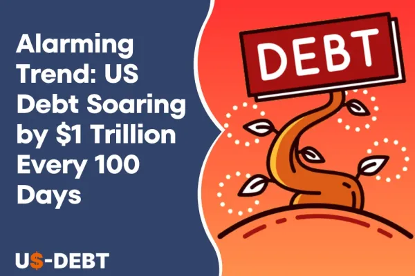 Alarming Trend: US Debt Soaring by $1 Trillion Every 100 Days
