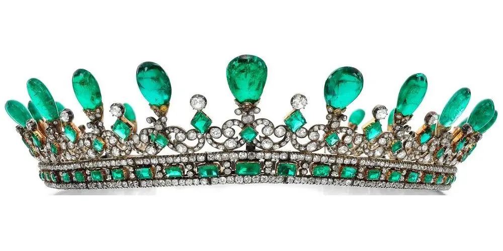 Emerald and Diamond Tiara