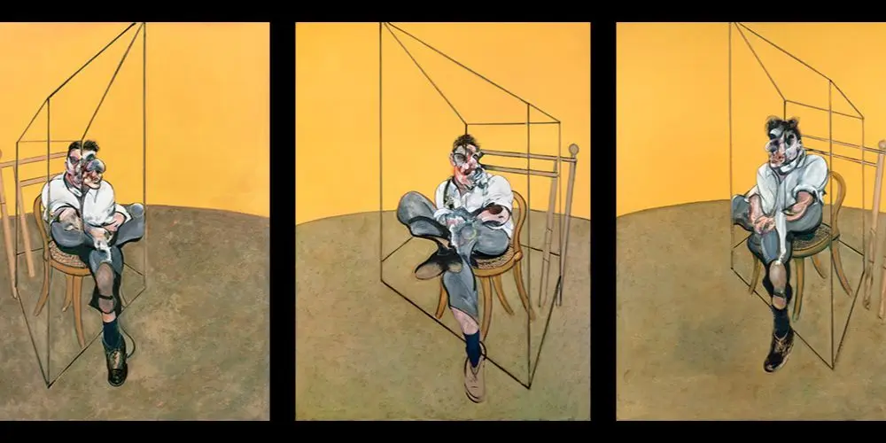 Three Studies of Lucian Freud